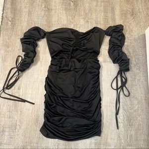 Amazon Ruched Off-the-Shoulder Dress Size S